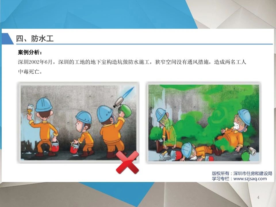 建筑工程防水工安全教育培训(图5)